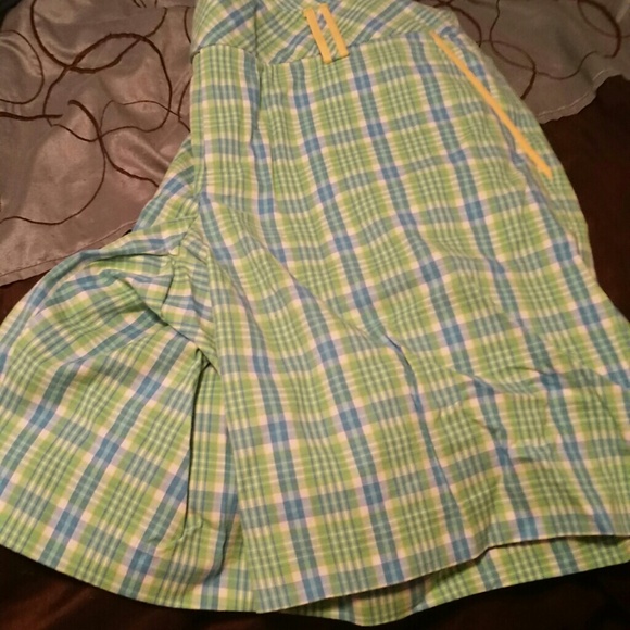 Plaid long shorts