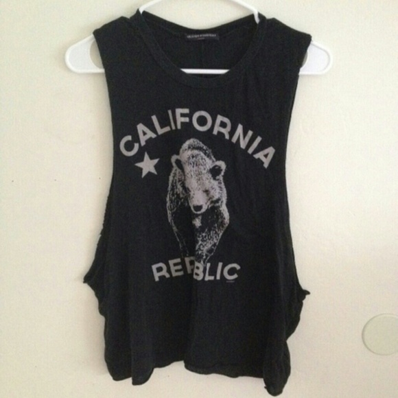 Brandy California republic bear tank