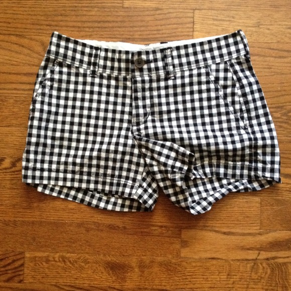 Checkered old navy shorts