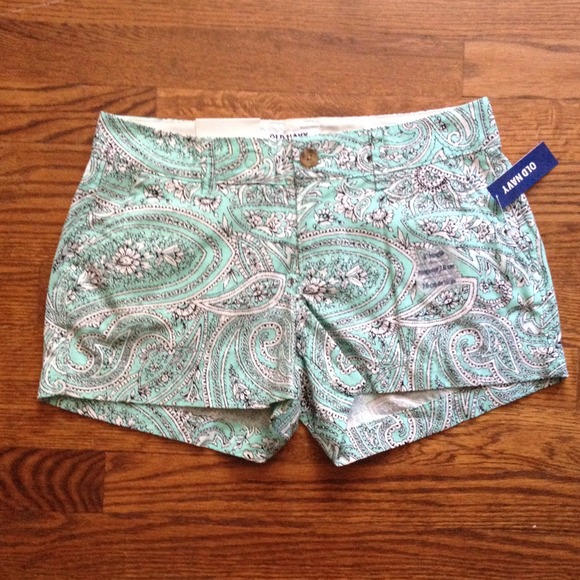 Paisley print shorts