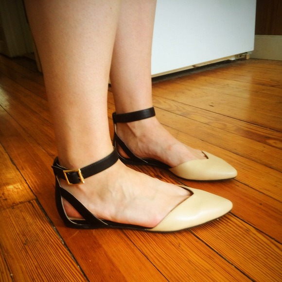 Forever 21 d'orsay color blocked flats