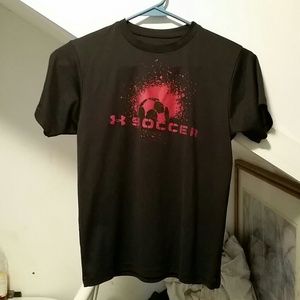 Under Armour youth boy soccer shirt