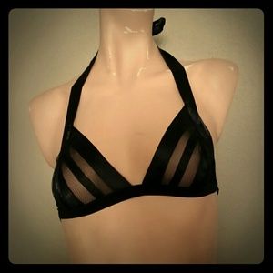 SOLD Sexy satin n sheer 34b bra
