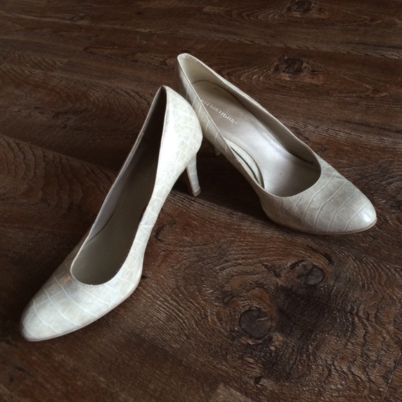 Tan Snake Print High Heels