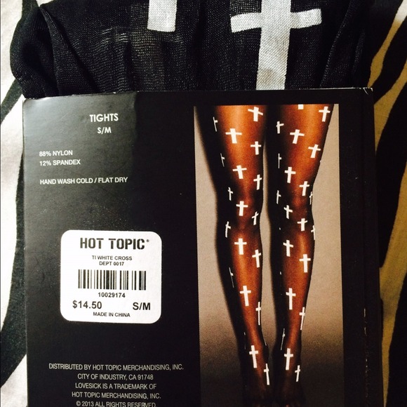Cross Printed Tight. From $14-$8