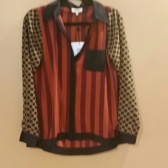 Long Sleeve Silk Blouse