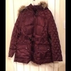 Down Jacket dress shirt and bathing suit bundle