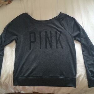 Victoria's Secret PINK off the shoulder sweatshirt