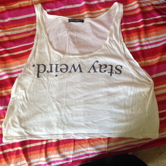stay weird Brandy Melville tank