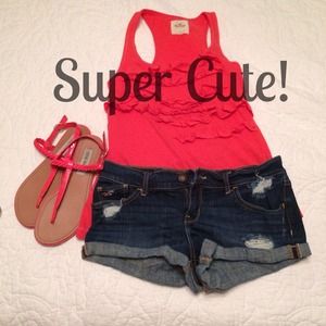 Hollister Sz 5 Shorts barely worn