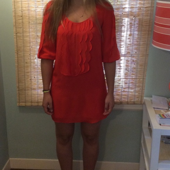 Tibi Red/Orange dress