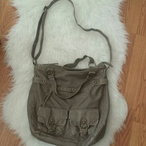 Mossimo Supply Co. Gray Crossbody