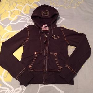 Authentic true religion brown jacket