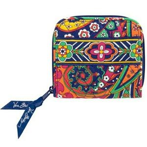 *NWT* Vera Bradley Venetian Paisley Zip Wallet