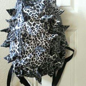 Spike Animal print backpack