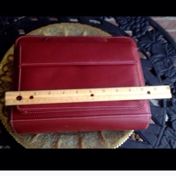 Franklin Covey Red Zippered Binder