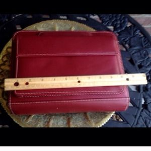 Franklin Covey Red Zippered Binder