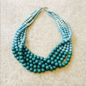 Teal Bead Necklace