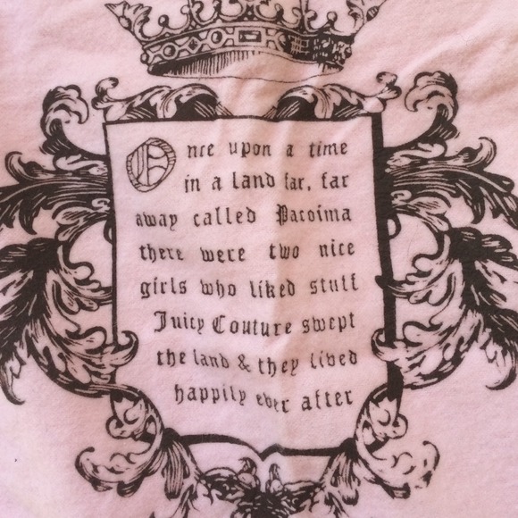 Juicy couture dust bag