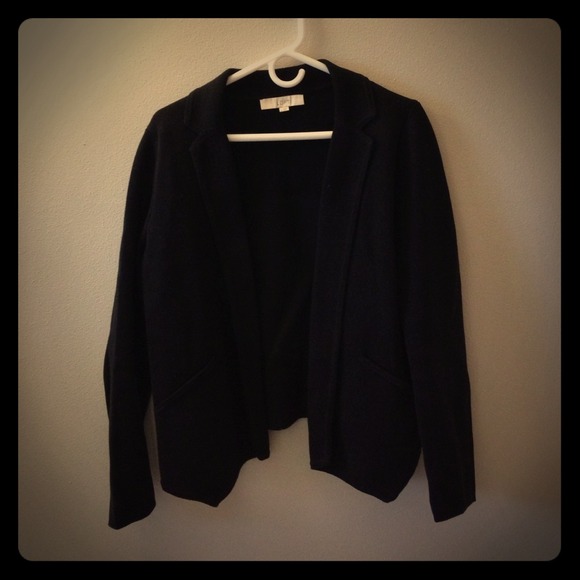 🚫SOLD🚫 Black knit open jacket