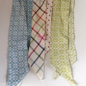 3 Coach scarves