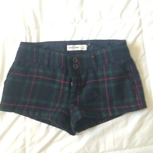 plaid, Abercrombie kids shorts. good for Christmas