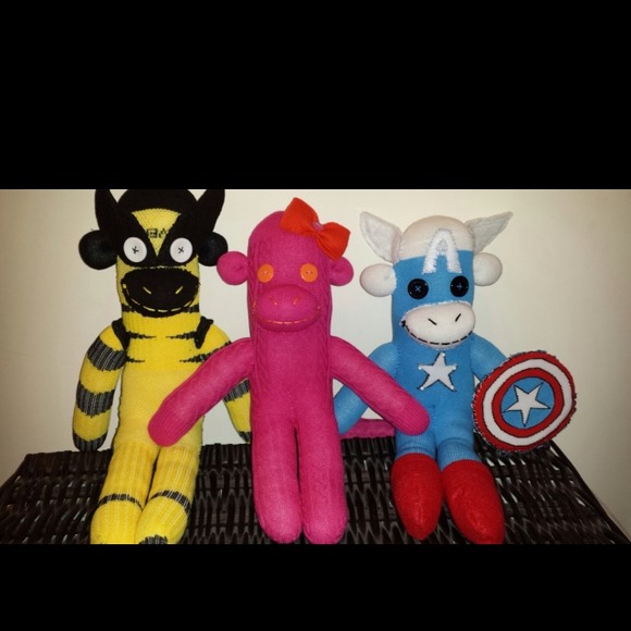 Handmade Sock Monkees!