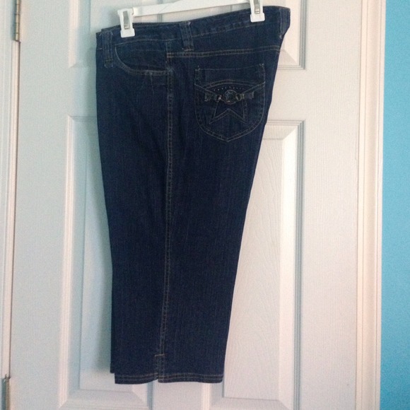 Blue Jean Capris