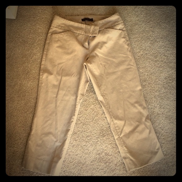 Khaki capris & Blue Capris - bundle