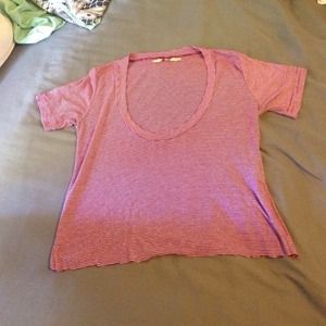 Stripped cropped tee