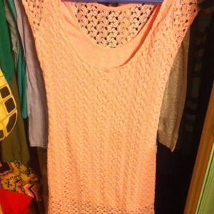 Light Pink Lace Dress