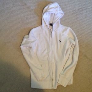 Ralph Lauren white hoodie