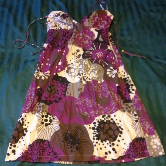 Beautiful floral halter dress