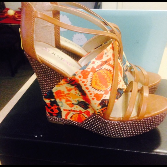 Just fab wedge sandals
