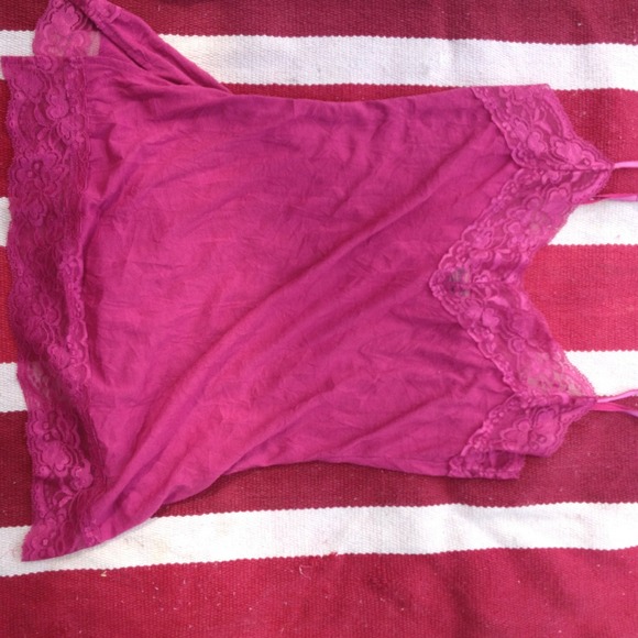 Pink & pink/green lace tank tops! - Picture 3 of 3