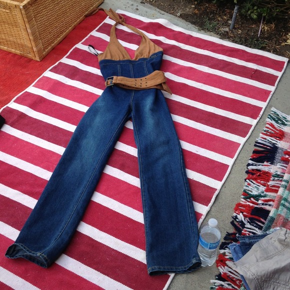 Baby phat denim jumpsuit - Picture 2 of 4