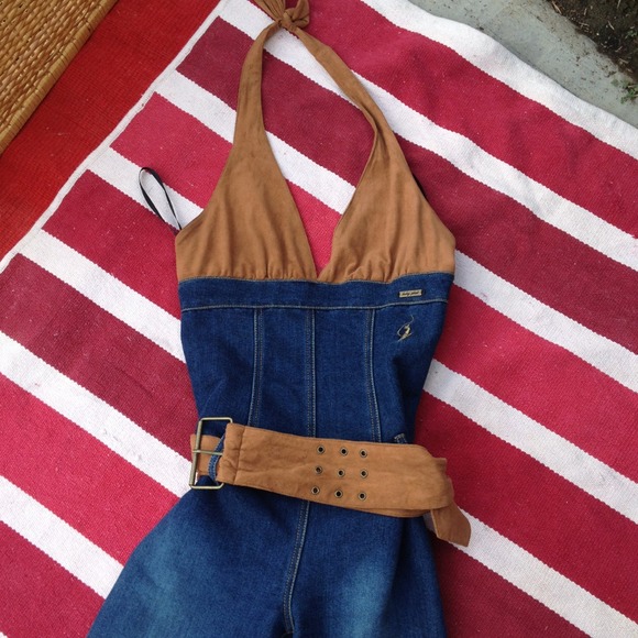 Baby phat denim jumpsuit - Picture 3 of 4