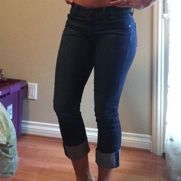Denim capris