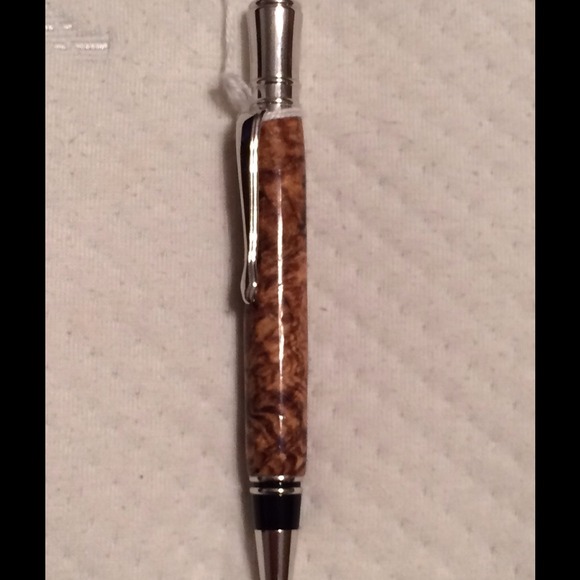 Hand crafted Pen. Executive Rhodium