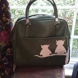 Vintage Green weekender bag