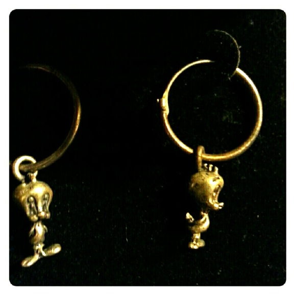 tweety earrings