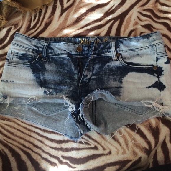 Denim shorts