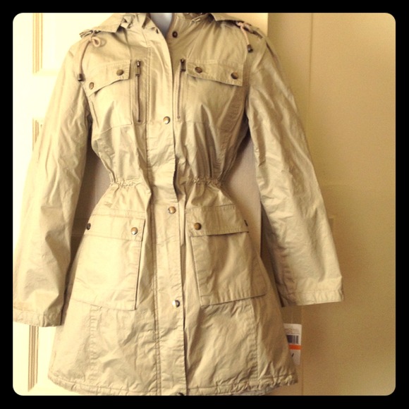 Michael Kors Outerwear - Nice Michael Kors casual British khaki coat