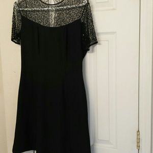 Black dress with beautiful neck line