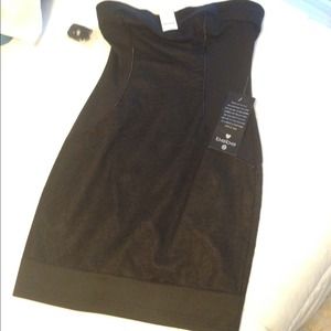 Bebe Strapless Lace Dress