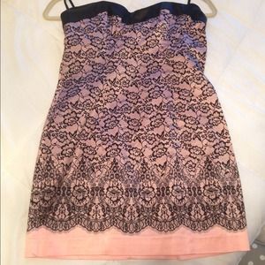 Strapless Blush Dress