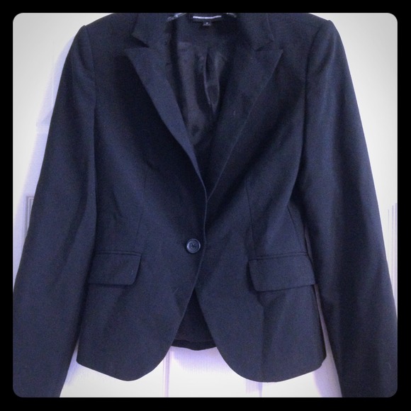 Express black suit jacket