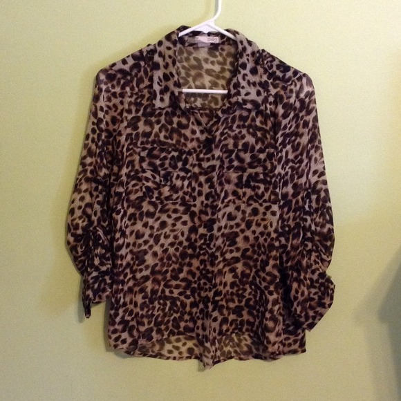 Cheetah Button Up Shirt
