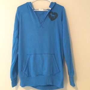 Blue Hoodie Victoria Secret