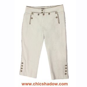 Dolce & Gabbana F3IOET Twill Capri Pants